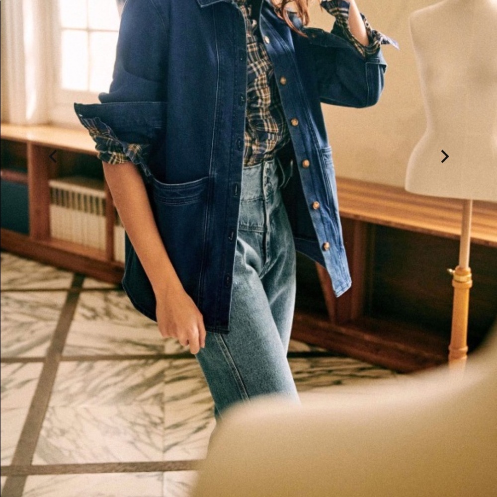 Sezane will jacket denim jacket